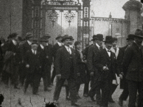 INAUGURATION DU MONUMENT AUX MORTS DE LYON PAR LE MARÉCHAL PÉTAIN ET ÉDOUARD HERRIOT