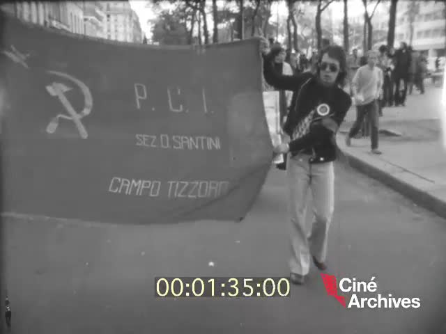 MANIFESTATION DE LA JEUNESSE LE 15 OCTOBRE 1972